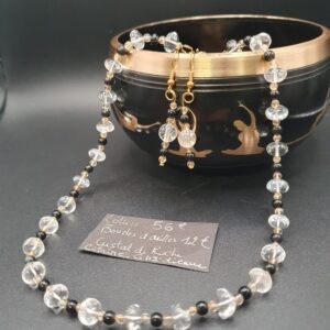 Parure création Opaline